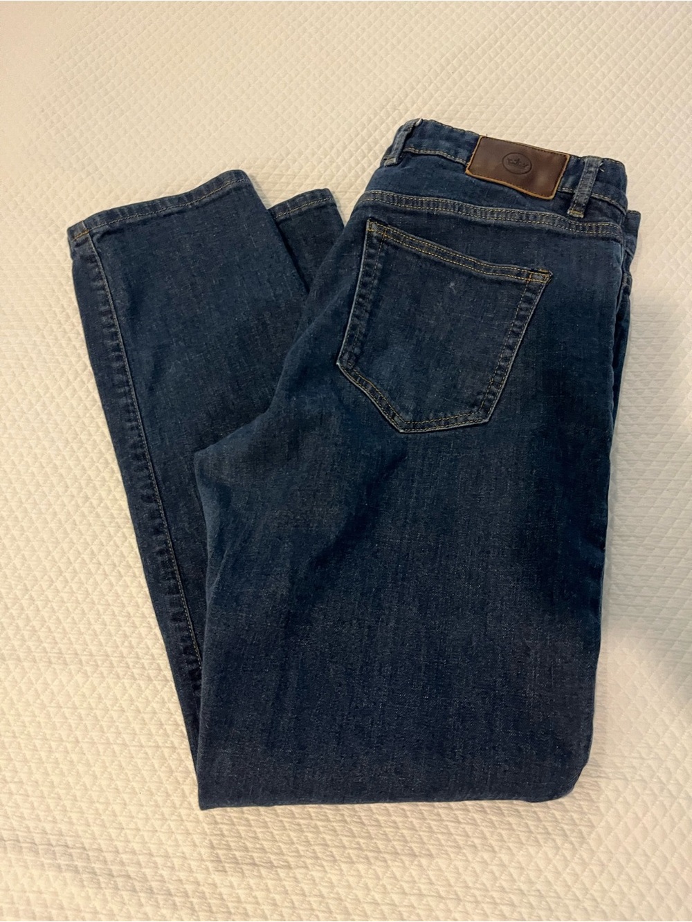 Peter Millar Dark Blue Slim Straight Jeans